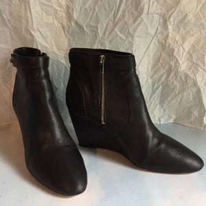 LOEFFLER RANDALL WEDGE ANKLE BOOTS SZ-39.5
